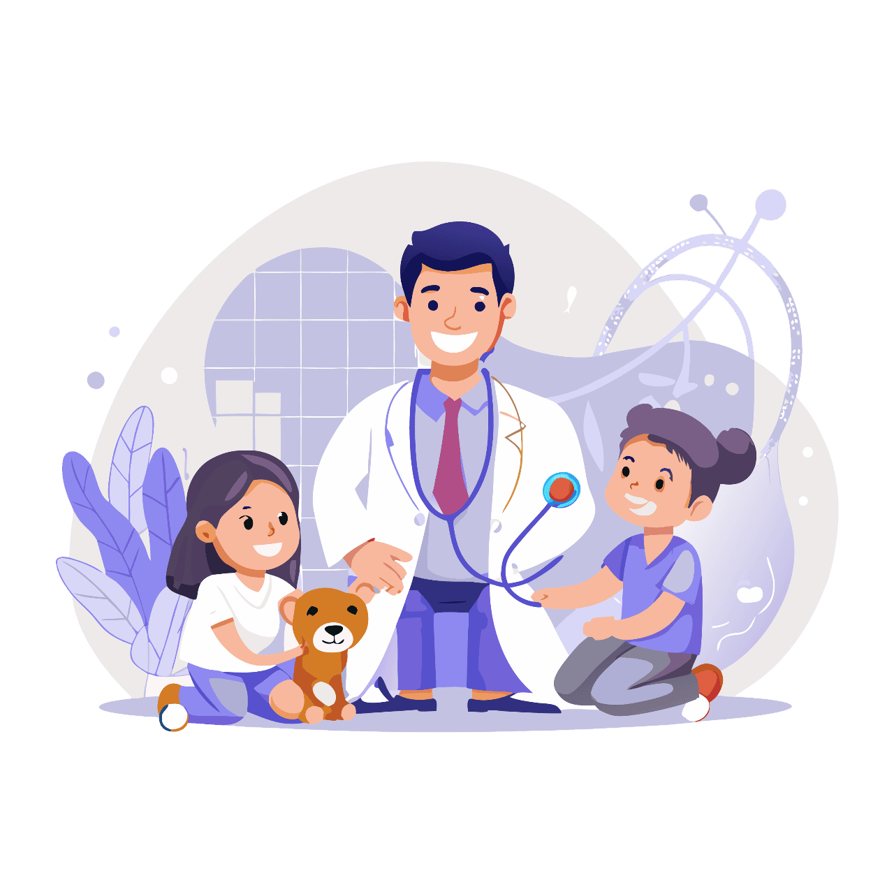 Dr. Luis Favela - Pediatra especializado en Hermosillo atendiendo a niño